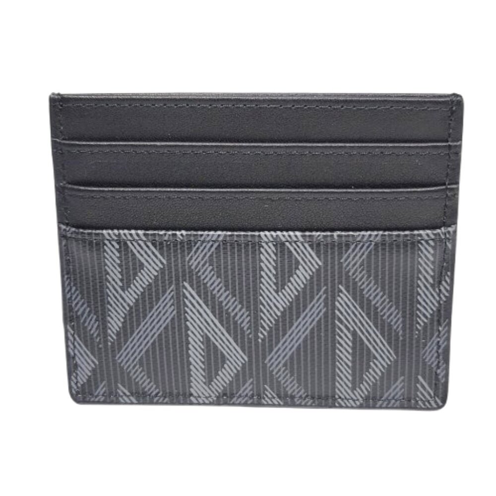 Dior Black CD Diamond Canvas Card Holder / Wallet - Picture 3 of 4